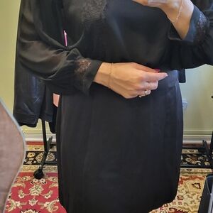 Reiss Black Long Sleeve Dress